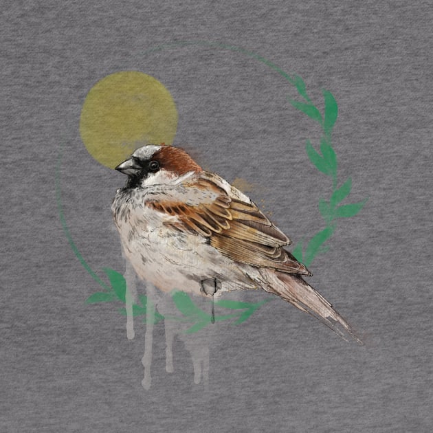 House Sparrow by MoanaMatron